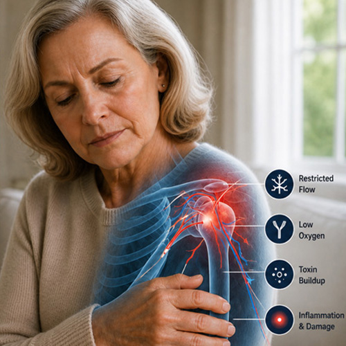 Using Triple Method Shoulder Massager